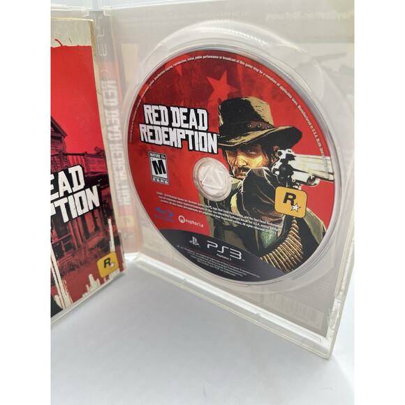 Red Dead Redemption PS3 PlayStation 3 Complete CIB with Map - Picture 4 of 10